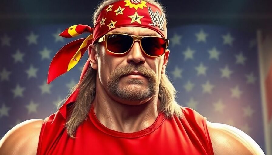 hulk hogan tribute illustration american flag 1 edited