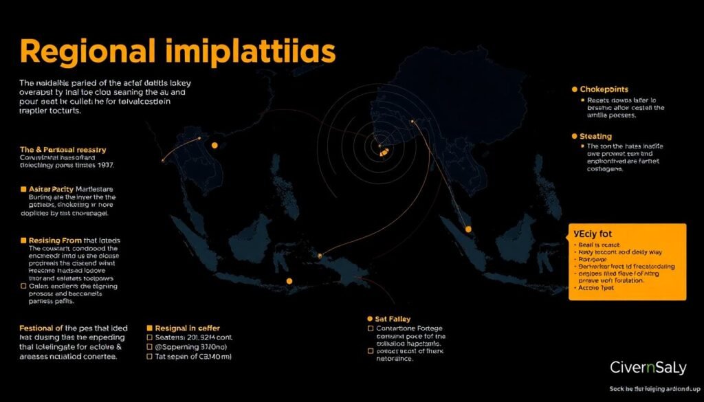 asiapacific region maritime chokepoints infographic