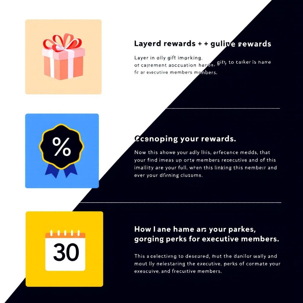 layered rewards executive members illustration